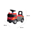 Camion dei Pompieri Cavalcabile 60x28x40 cm per Bambini Scania Rosso