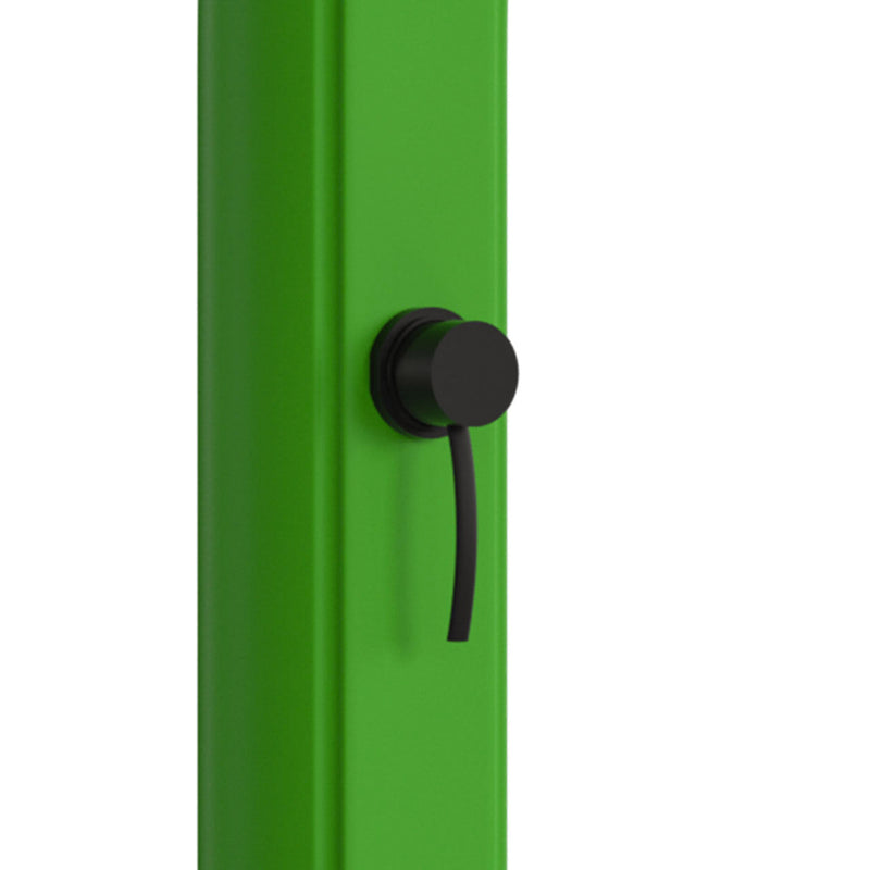 Doccia Solare da Giardino 22L Miscelatore e Lavapiedi Sined Sole Verde