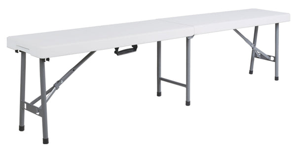 online Panca Pieghevole per Catering in Acciaio e Plastica Becker Bianca