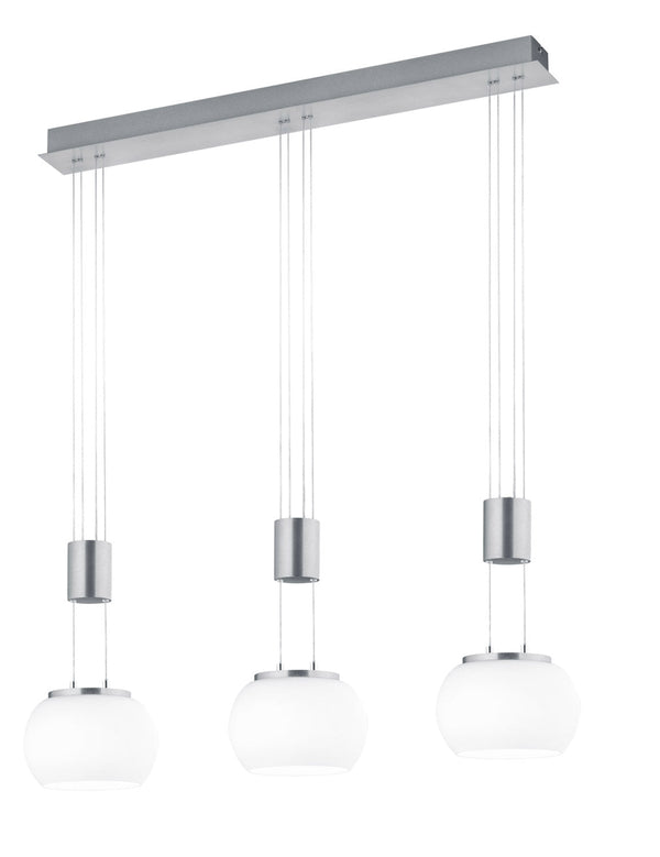 online Lampada a Sospensione da Interno a LED in Alluminio Nichel Satinato