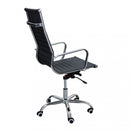 Poltrona da Ufficio Isabelle 60x60x115/125 h cm in Poliuretano Nero