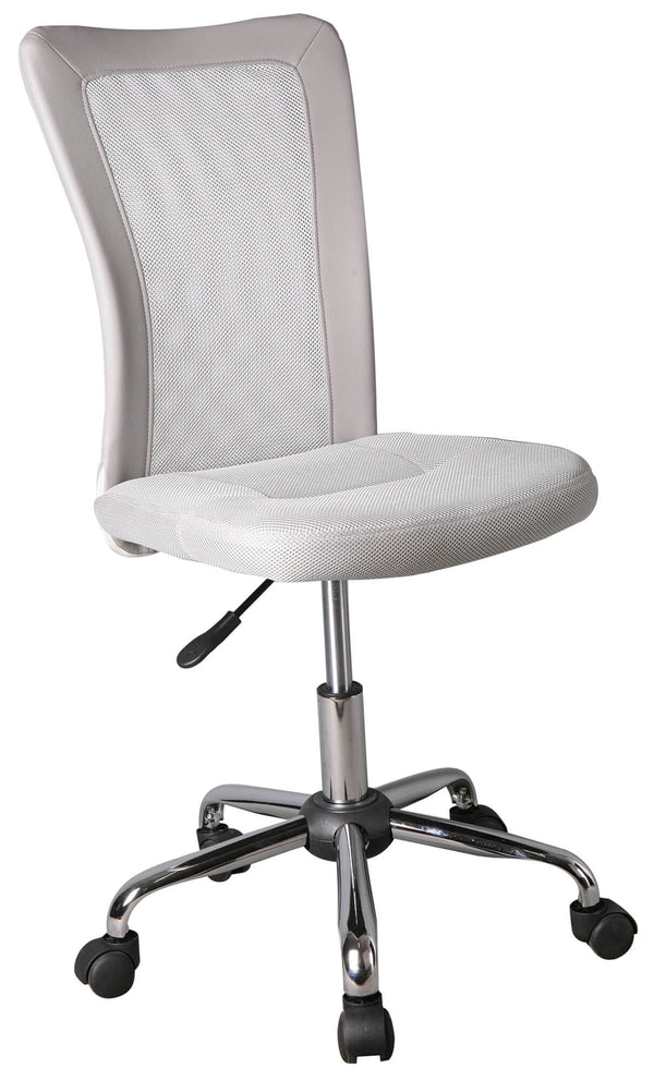 online Sedia Poltrona Operativa da Ufficio in Tessuto Motti Super Grigia