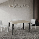  Tavolo Allungabile 140-400x90x77 cm Paxon Premium Cashmere Telaio Antracite