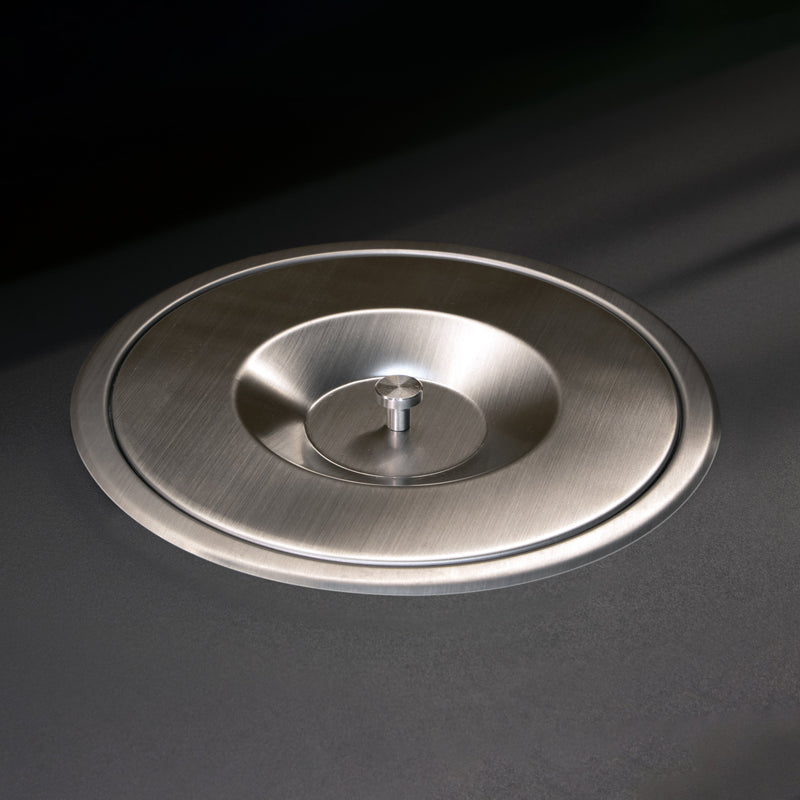 Pattumiera da Incasso Recycle per Piano Cucina Litri Acciaio Inossidabile Emuca