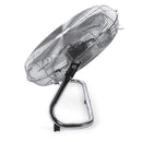 Ventilatore ad Alta Velocità Ø 45 cm 3 Pale 100W in Acciaio Laminato e Alluminio Argento      
