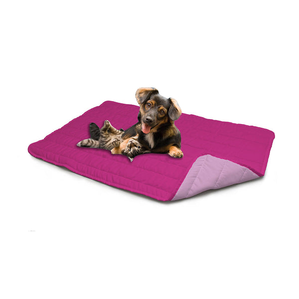prezzo Tappetino imbottito per Cani Gatti Doubleface lilla/fucsia