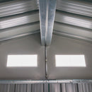 Casetta Box da Giardino in Lamiera 261x181x198 cm Basic L Verde