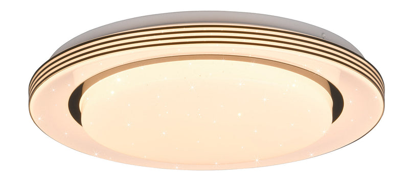 Plafoniera da Interno a LED in Plastica Nero Opaco