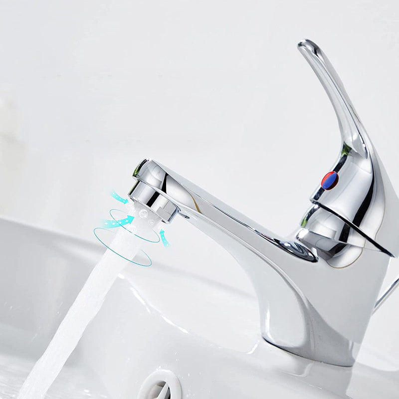 Rubinetto Lavabo in Acciaio Inossidabile Futura con Scarico Pop-Up