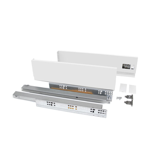 Cassetto Esterno Vertex 40 Kg H93 mm P 550 Verniciato Bianco Acciaio Emuca prezzo