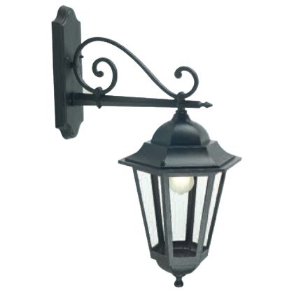 prezzo Lampada Applique in Basso Colore Nero per Esterno Linea Maxi Esagonale Livos