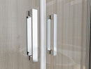 Porta Parete Doccia 85 cm 2 Ante Battenti in Cristallo 6mm H190 Saloon Seconda Scelta