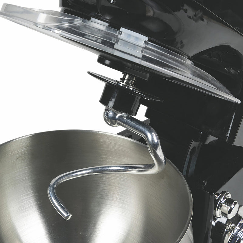 Impastatrice Planetaria 5 Litri 6 Velocità 1300W Ciotola in Acciaio Kooper Atena Nera