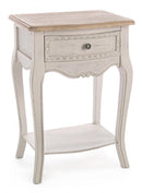 Comodino 1 Cassetto-1 Ripiano Clarisse in Legno