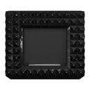 Camino a Bioetanolo da Pavimento 113x97,3 cm Flig Boise Swarovski Nero Lucido 