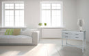 Consolle 4 Cassetti 90x38x78 cm in Legno Soriani Grigio Anticato