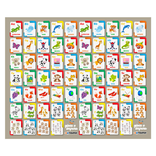 Tappeto Extramorbido per Bambini 200x150 cm Arrotolabile Doppia Grafica Multicolore prezzo