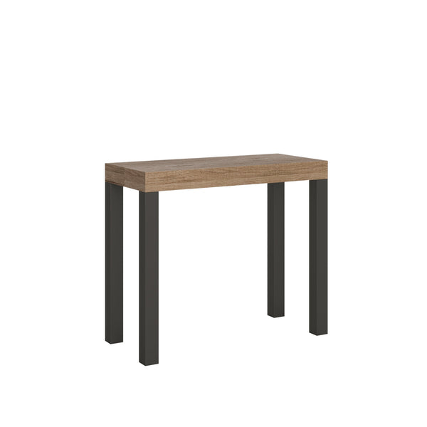 Consolle Allungabile 90-196x40x77 cm in Nobilitato Marrone sconto