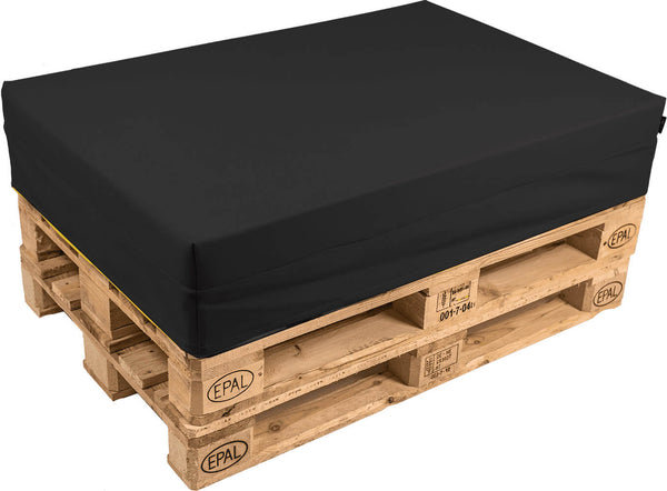 Cuscino per Pallet 120x80cm in Tessuto Pomodone Nero prezzo