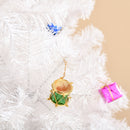 Albero di Natale Artificiale 180 cm 930 Rami Addobbato Bianco 