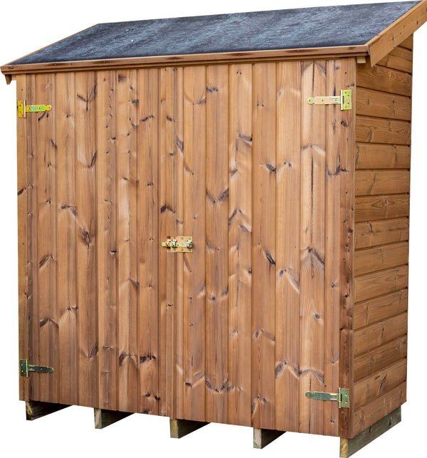 sconto Casetta Box da Giardino 1,63x0,66 m con Pavimento in Legno di Abete 19mm Theora