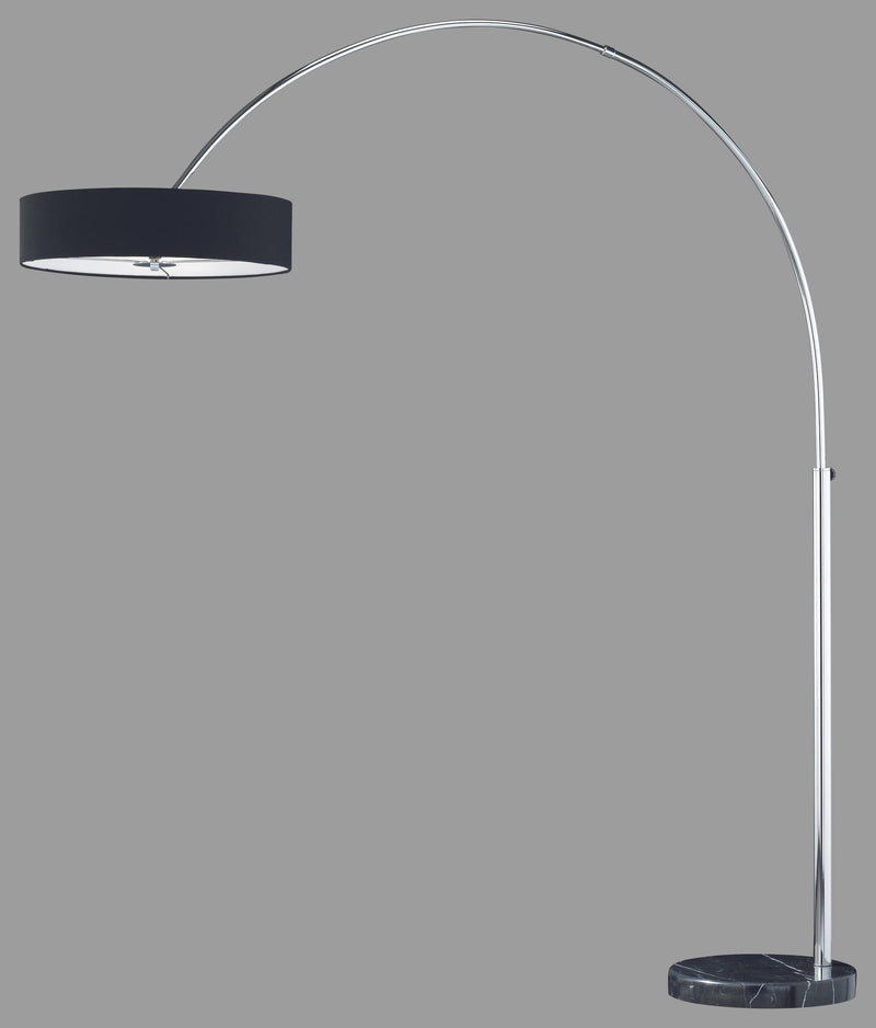 Piantana da Interno  E27 in Metallo Cromo