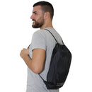 Coprigambe con Pettorina per Moto Scooter Impermeabile T.J. Marvin D02 Nero