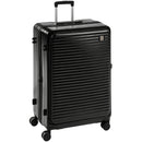 Valigia Rigida Grande 116 L 77x50x33 cm Espandibile con 4 Ruote e Lucchetto TSA in ABS Nero      