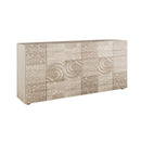 Mobile Buffet 3 Ante 180x42x84 cm in Legno TFT Blossom Rovere Samoa