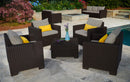 Set 2 Poltrone da Giardino 83x68x71,5 cm in Resina Keter California Antracite