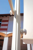 Gazebo da Giardino 4x3m in Alluminio Tessuto Poliestere Vorghini Marquise Deluxe