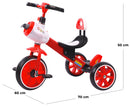 Triciclo per Bambini in Metallo Kidfun Tricygò Rosso