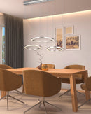 Lampada a Sospensione da Interno a LED in Metallo Nickel Opaco