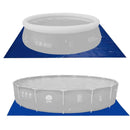 Telo Base per Piscine Autoportanti e Tonde C-Struttura 270x270cm Jilong Blu