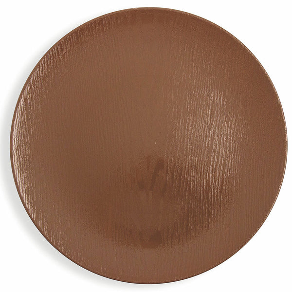 Set 6 Sottopiatti in Plastica Ø 33cm Villa d'Este Wood Marrone sconto