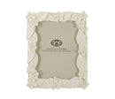 Cornice Leaf Cream 20,5x2x26 cm in Poliresina e Vetro
