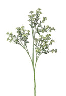 Set 6 Rami di Pepe Artificiale Altezza 68 cm Bianco