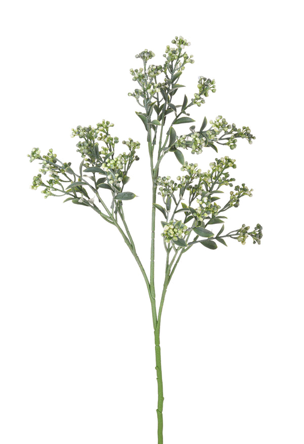 online Set 6 Rami di Pepe Artificiale Altezza 68 cm Bianco