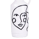 Vaso con Viso 13x11,4x26 cm  in Ceramica VdE Tivoli 1996 Vis a Vis