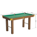 Tavolo da Biliardo con Palline Stecche e Accessori in Legno MDF 123.5x66.5x66 cm 