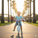 Bicicletta Pedagogica per Bambina Senza Pedali con Licenza Disney Princess