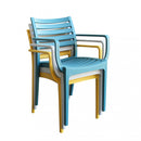 Poltrona Eveline 58,5x55,2x84 cm  in Polipropilene Bianco