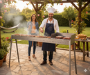Cuoci Arrosticini a Carbone 140 cm con Barbecue Lisa Luxury Torino Grill 100+40