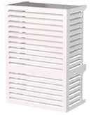 Copri Condizionatore 105x150x65 cm in Alluminio a Parete Big Blade VL Bianco