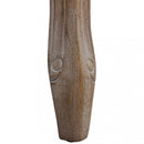 Sgabello Marly 50x36x47 h cm in Legno e Similpelle Grigio