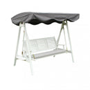 Dondolo Acacia 3 Posti Bianco 206x130x200 h cm in Legno Bianco