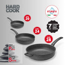 Padella Alta Antiaderente 1 Manico Olympia Hard Cook Varie Misure