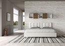 Letto Matrimoniale Imbottito in Similpelle Annalisa Large Bianco Varie Misure