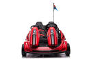 Go-Kart Elettrico per Bambini 2 Posti 24V Rosso  