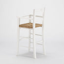 Seggiolone Sgabello per Bambini 36x36x85 cm in Legno Bianco